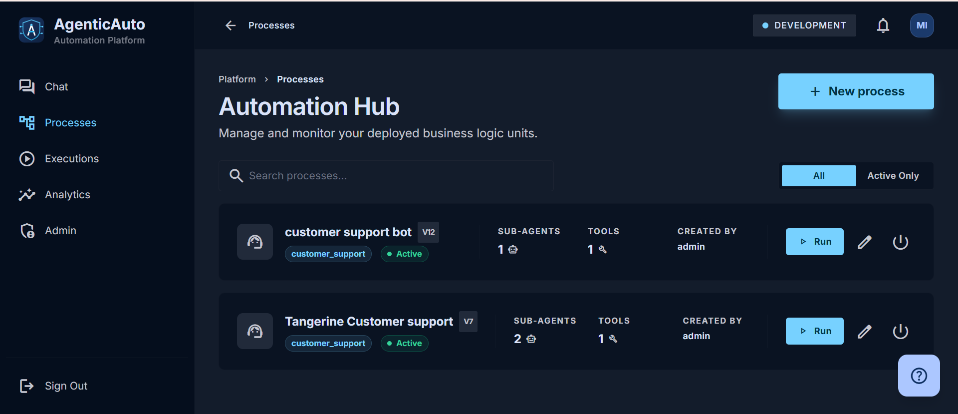AgenticAuto automation hub